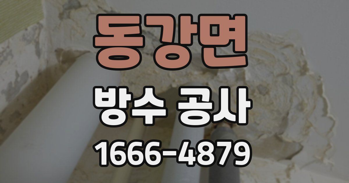 동강면 방수 공사