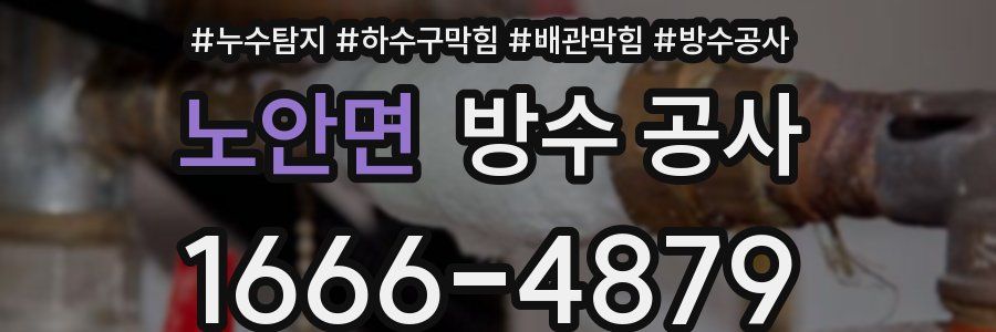 노안면 방수 공사