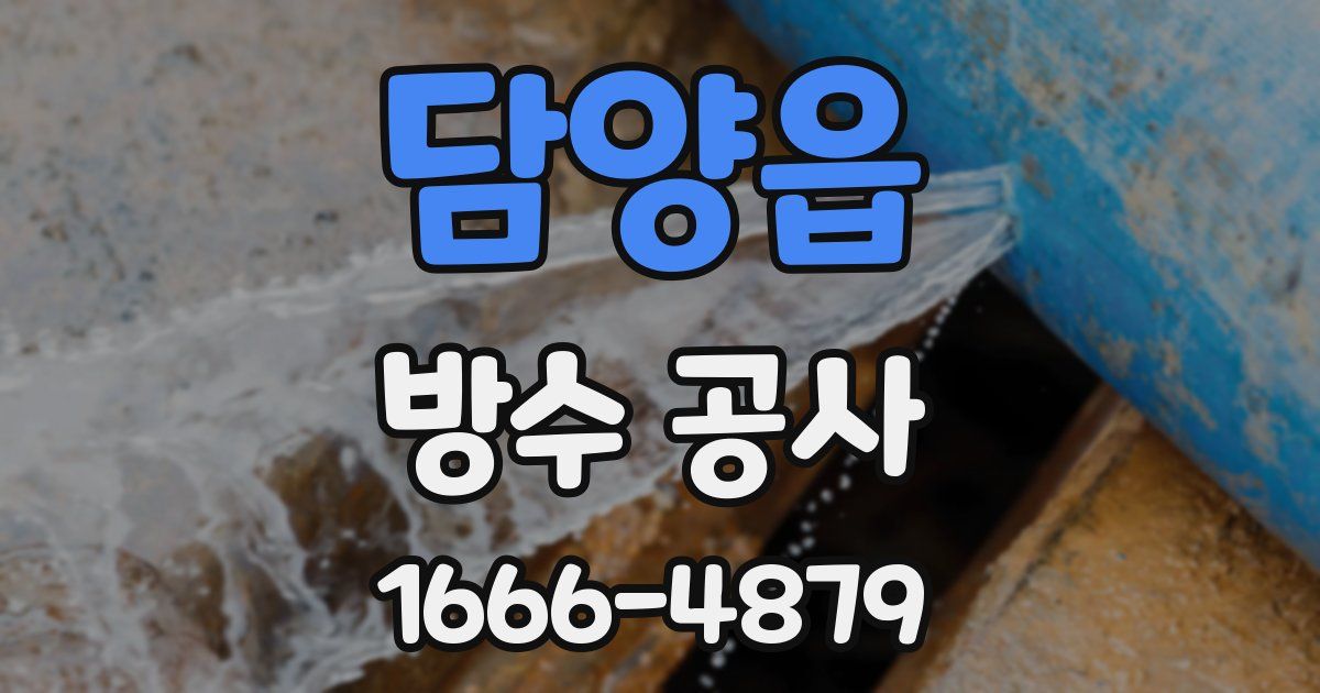담양읍 방수 공사