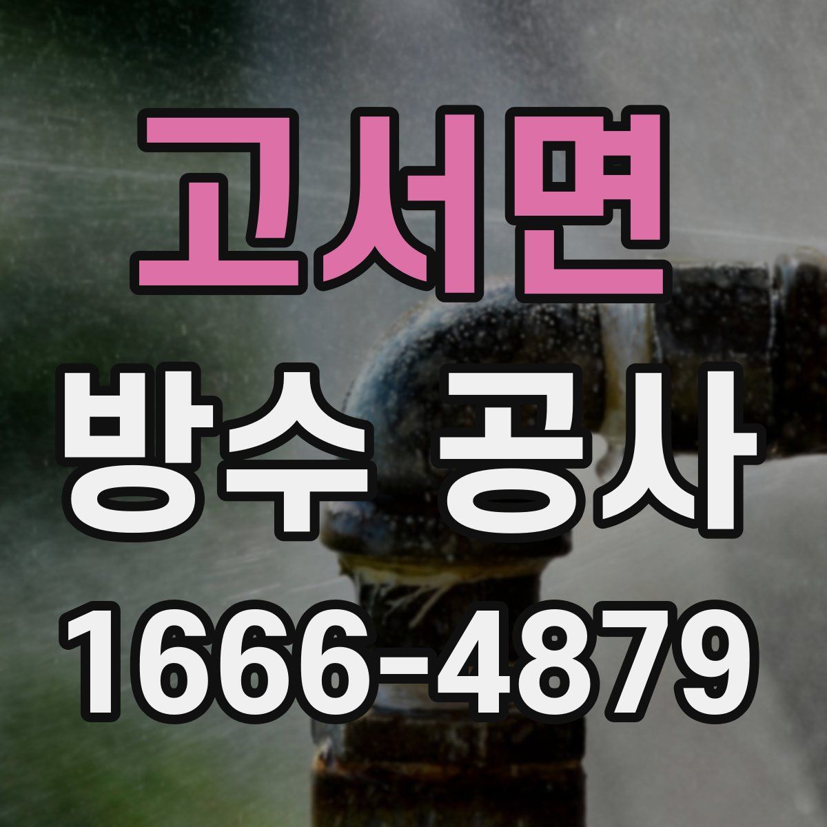 고서면 방수 공사