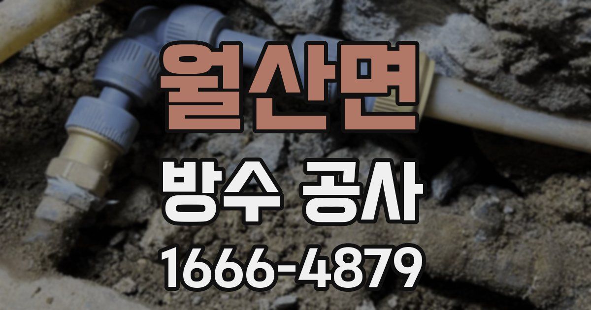 월산면 방수 공사
