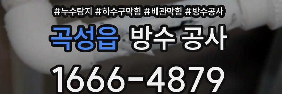 곡성읍 방수 공사
