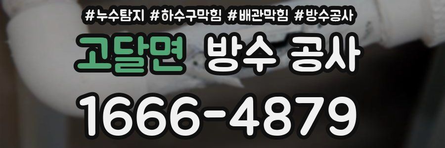 고달면 방수 공사