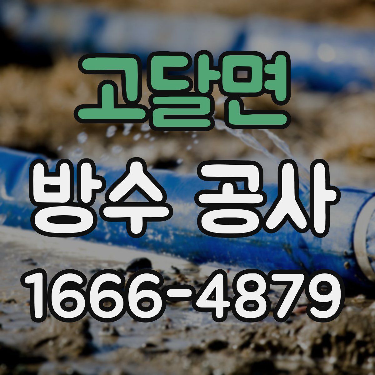 고달면 방수 공사