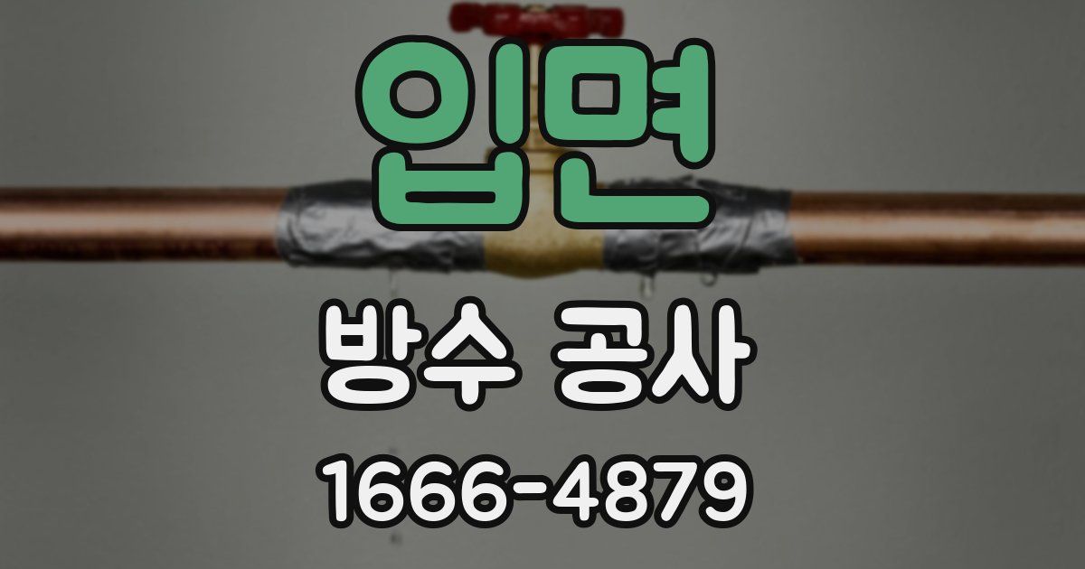 입면 방수 공사