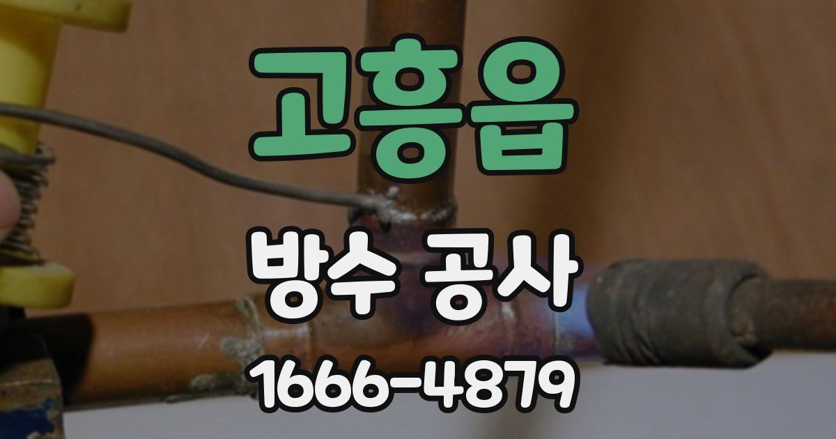 고흥읍 방수 공사