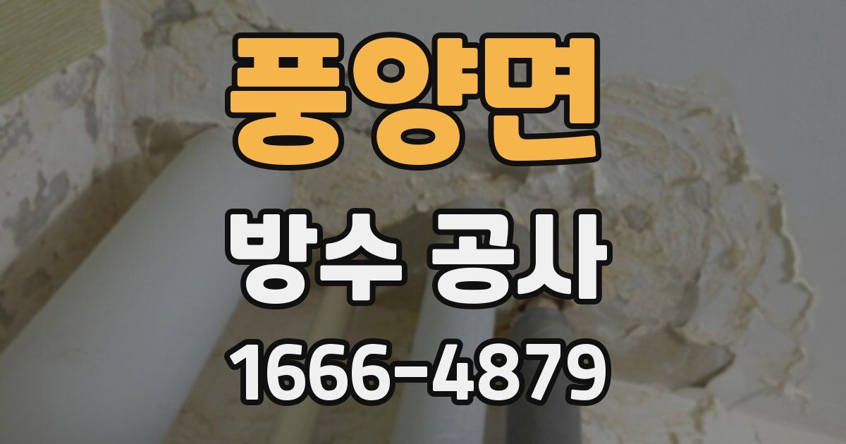 풍양면 방수 공사