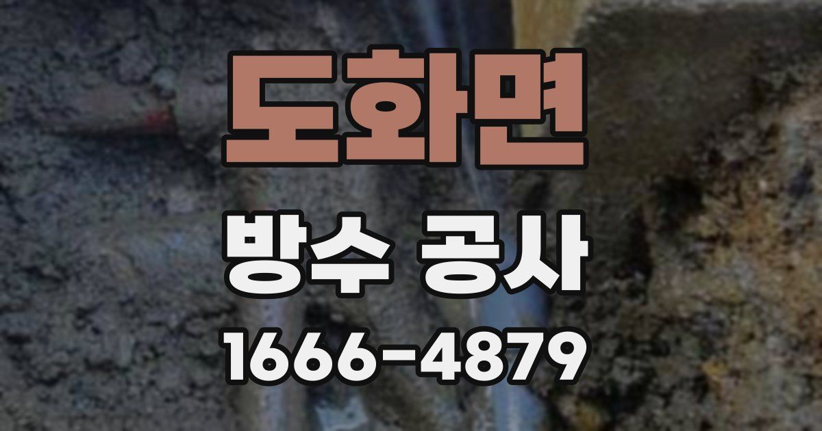 도화면 방수 공사