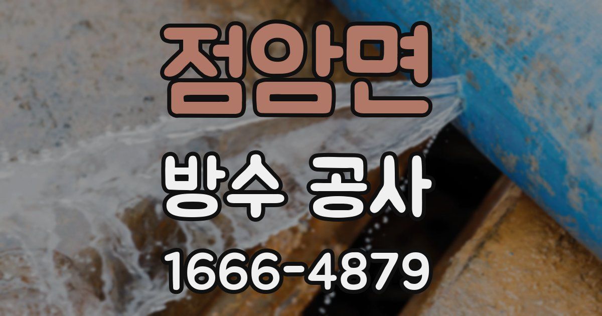 점암면 방수 공사