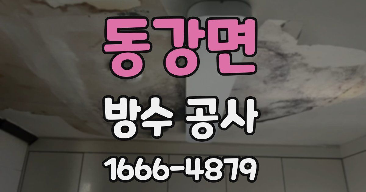 동강면 방수 공사