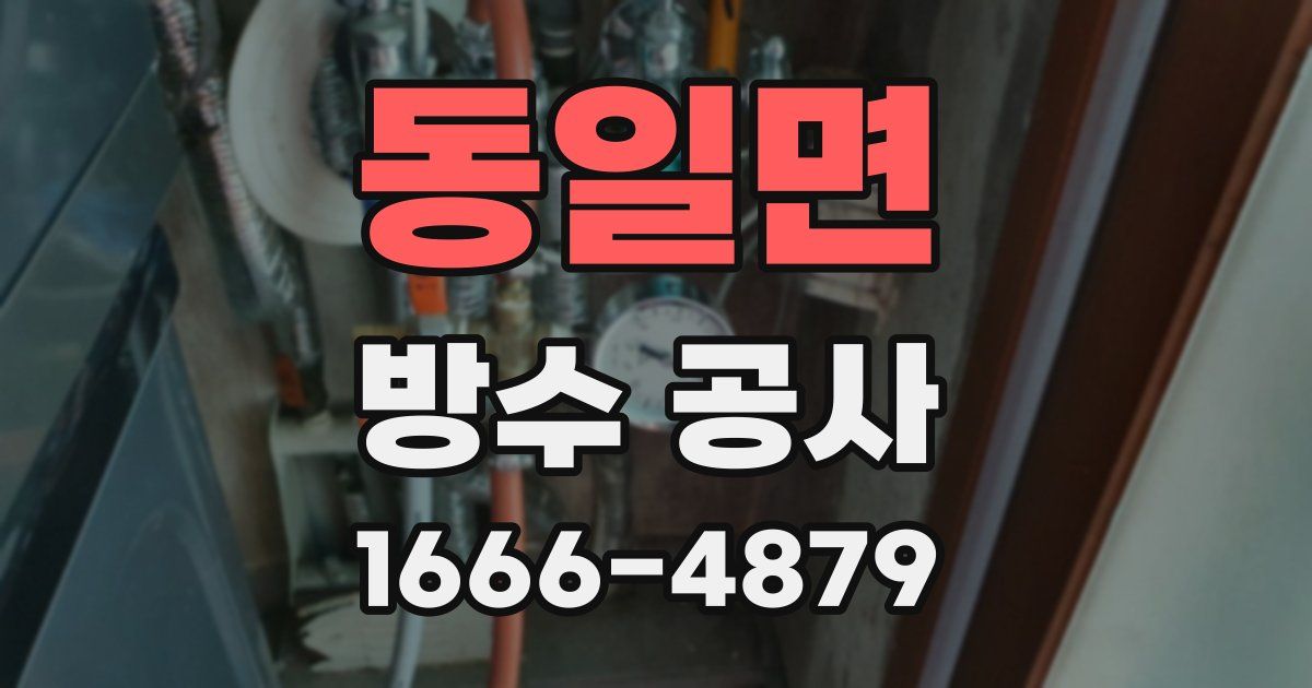 동일면 방수 공사