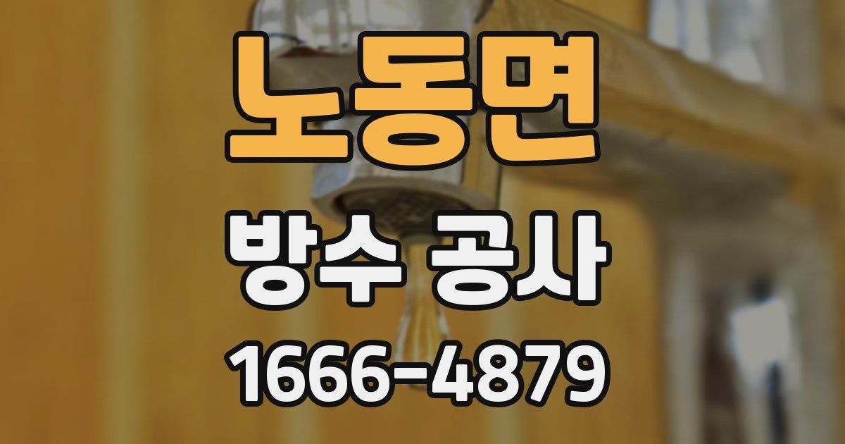 노동면 방수 공사