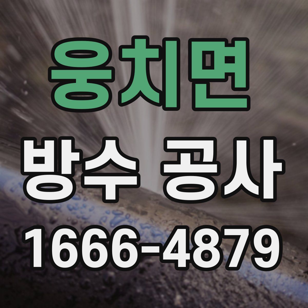 웅치면 방수 공사