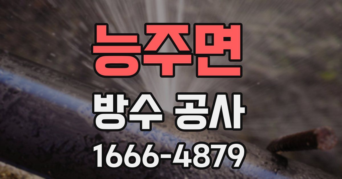 능주면 방수 공사