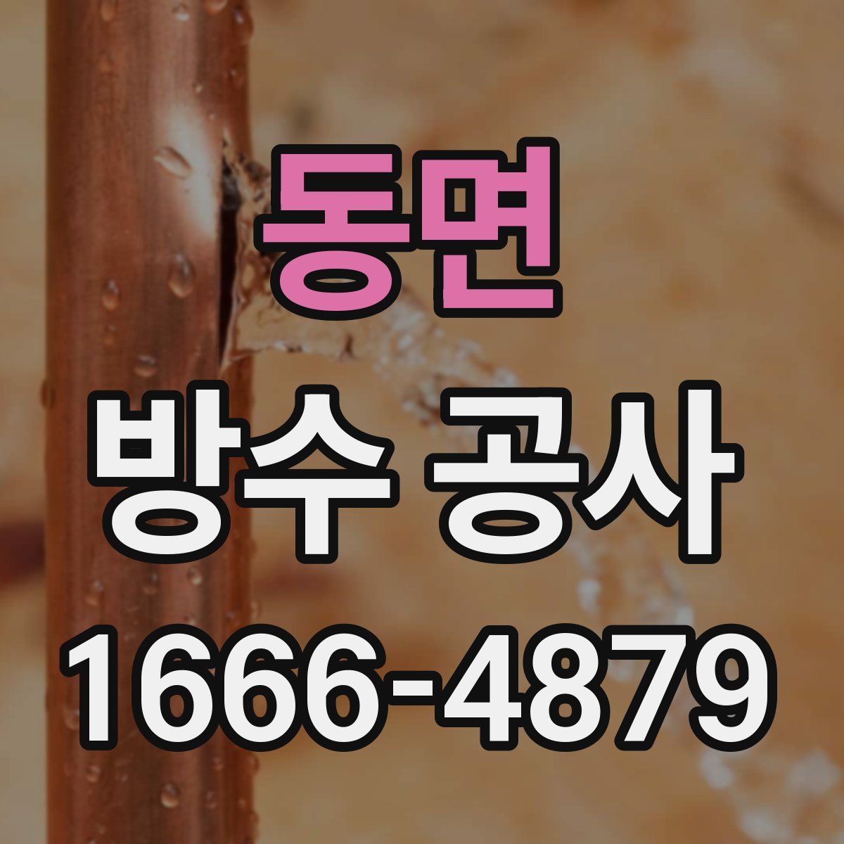 동면 방수 공사