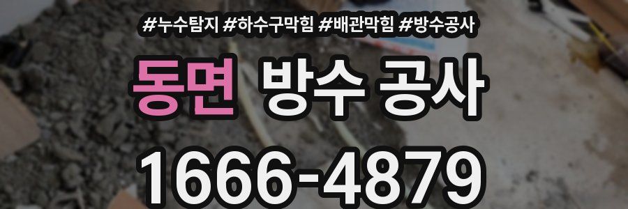 동면 방수 공사