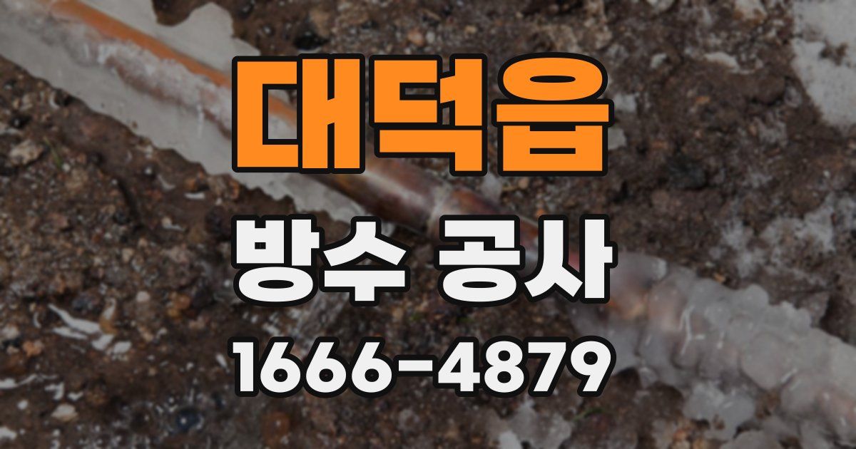 대덕읍 방수 공사