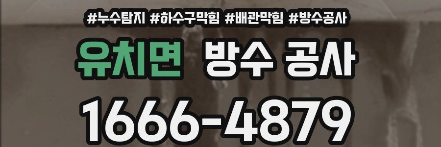 유치면 방수 공사