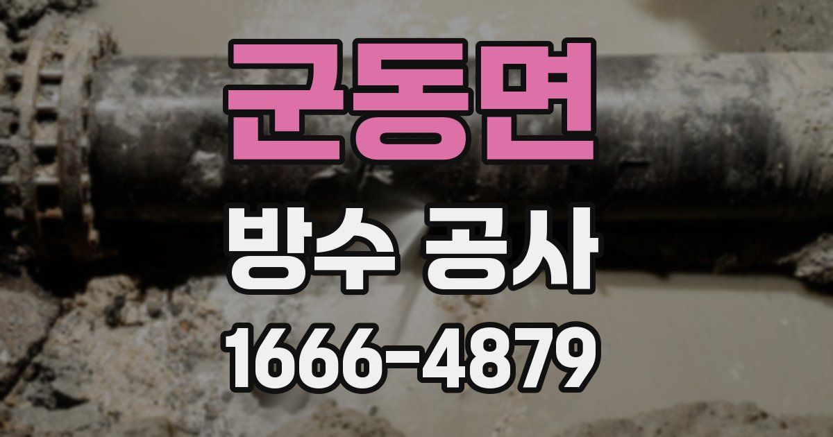 군동면 방수 공사