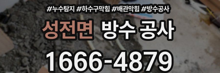 성전면 방수 공사