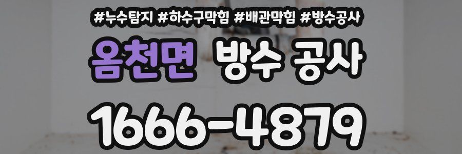 옴천면 방수 공사