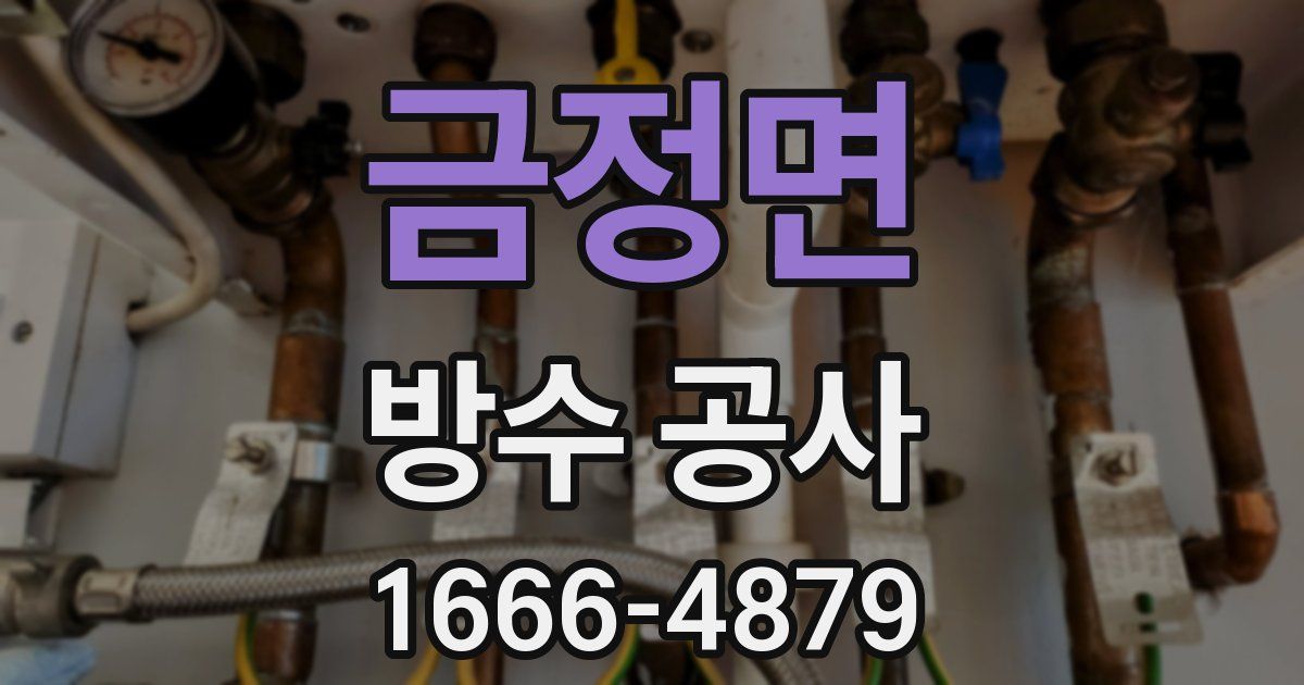 금정면 방수 공사