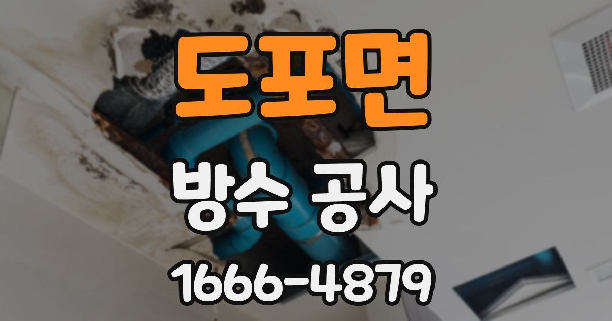 도포면 방수 공사