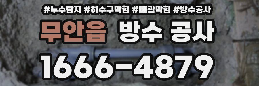 무안읍 방수 공사