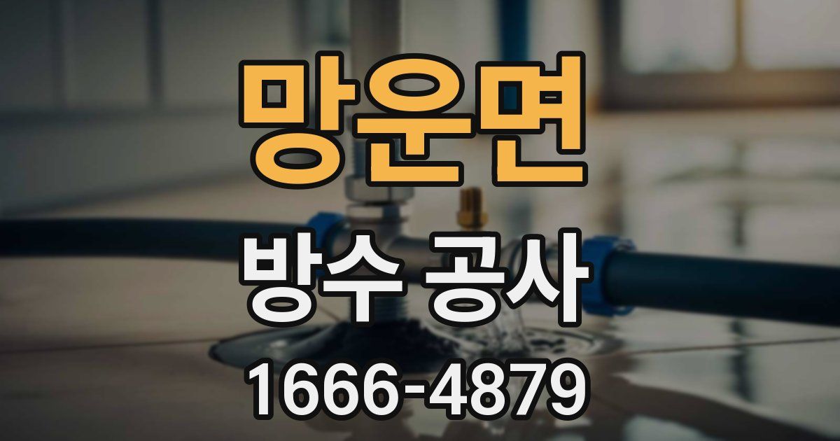 망운면 방수 공사