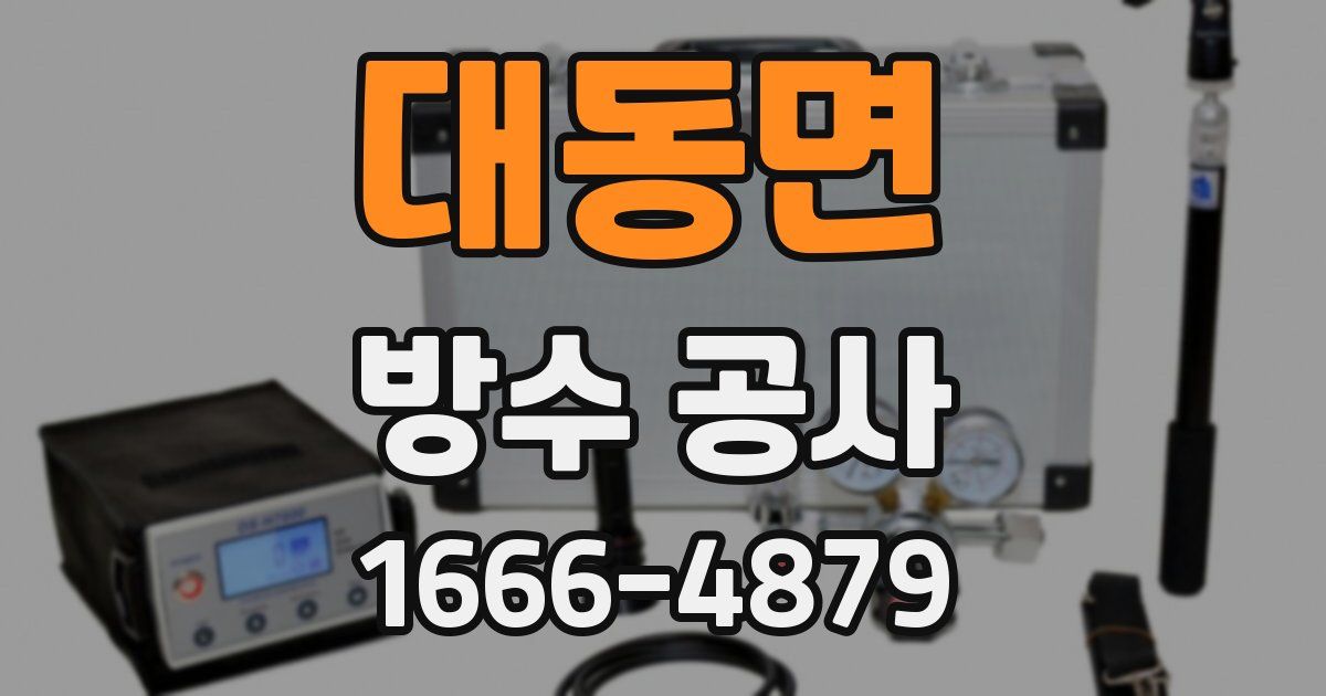 대동면 방수 공사