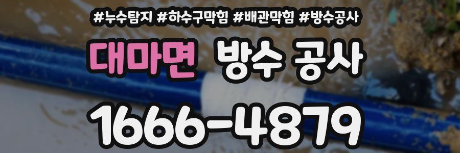 대마면 방수 공사