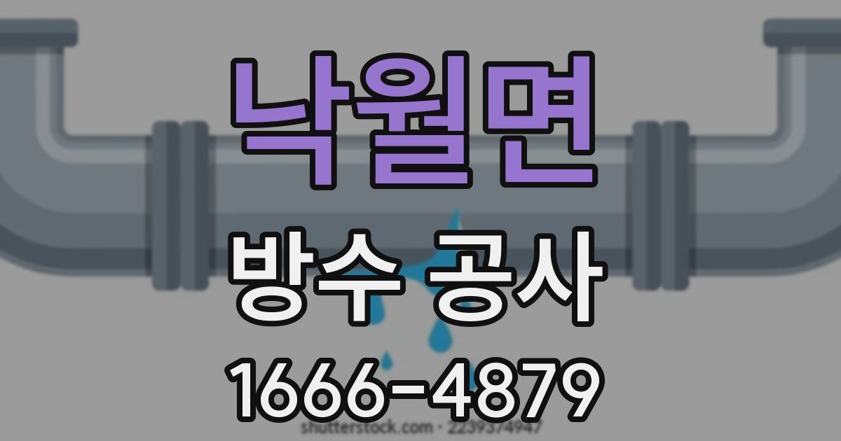 낙월면 방수 공사