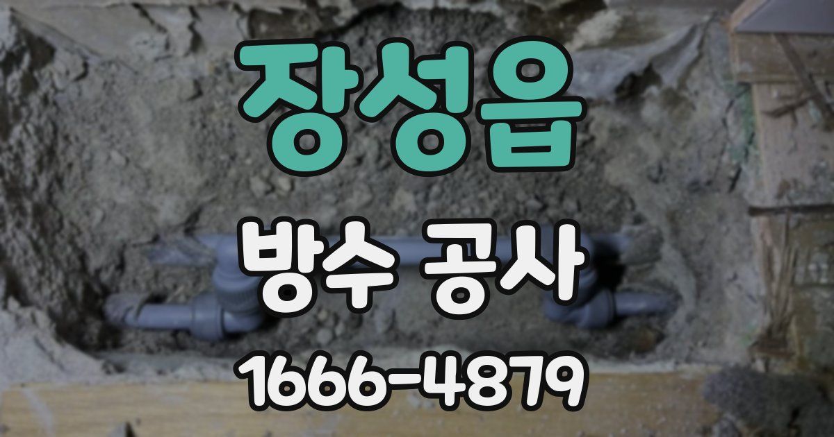 장성읍 방수 공사