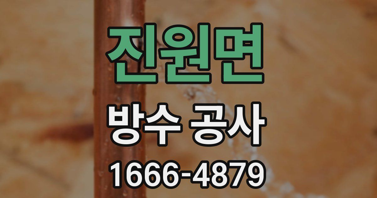 진원면 방수 공사