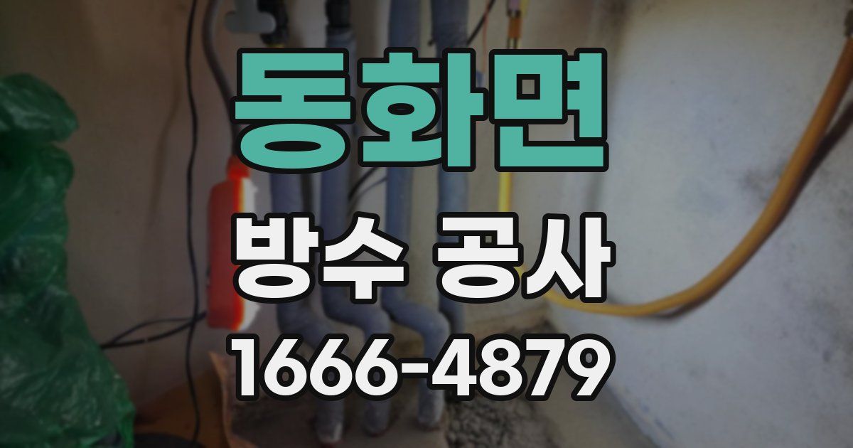 동화면 방수 공사