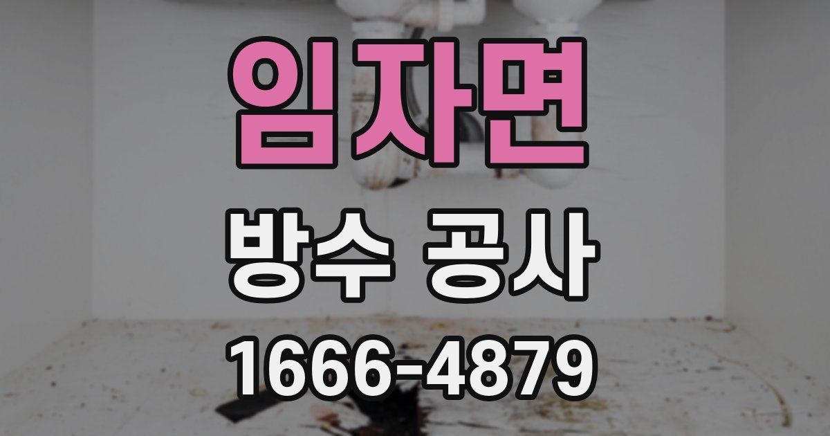 임자면 방수 공사