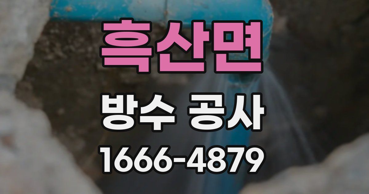 흑산면 방수 공사