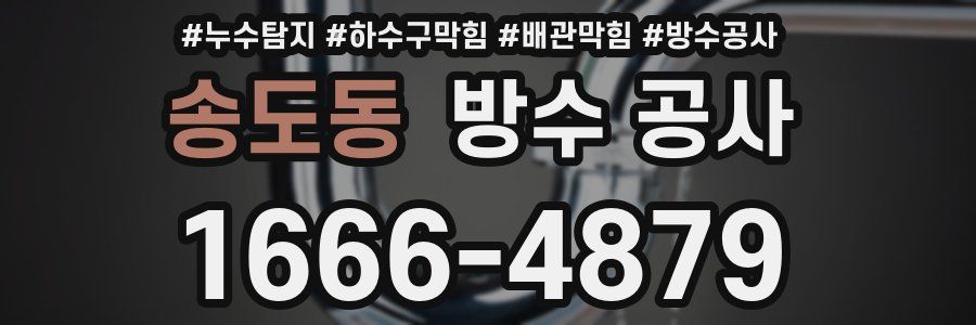 송도동 방수 공사