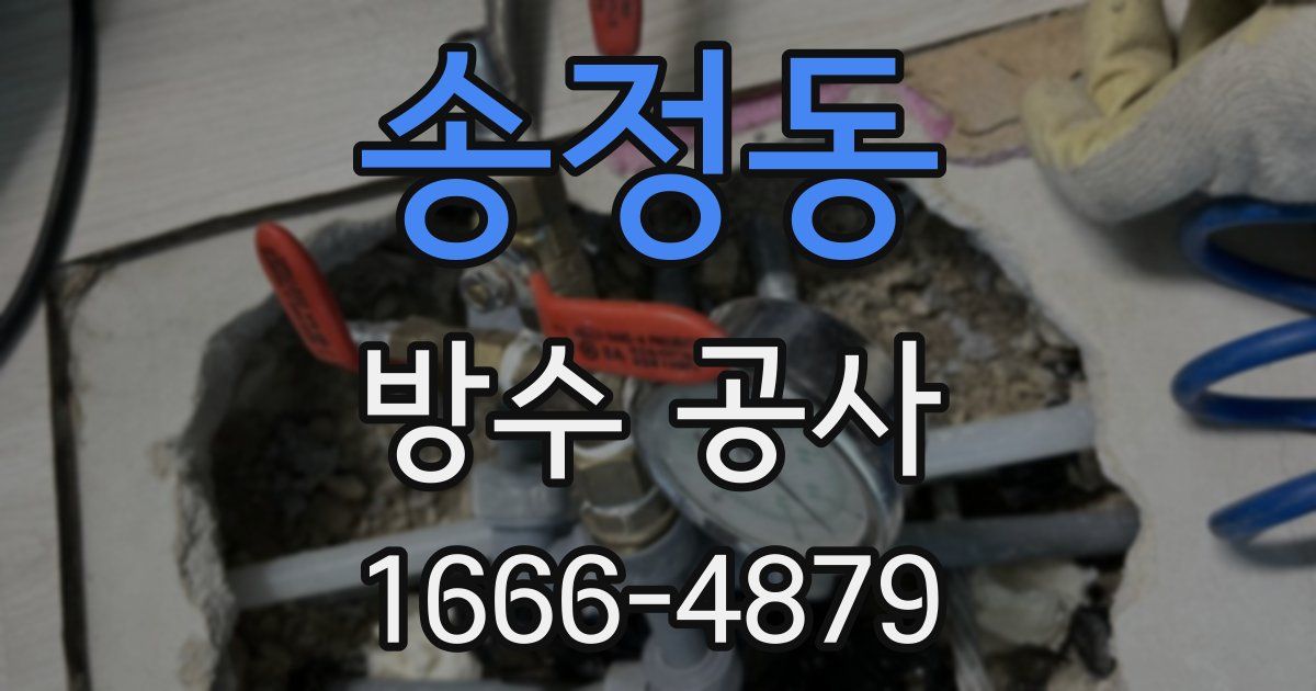 송정동 방수 공사