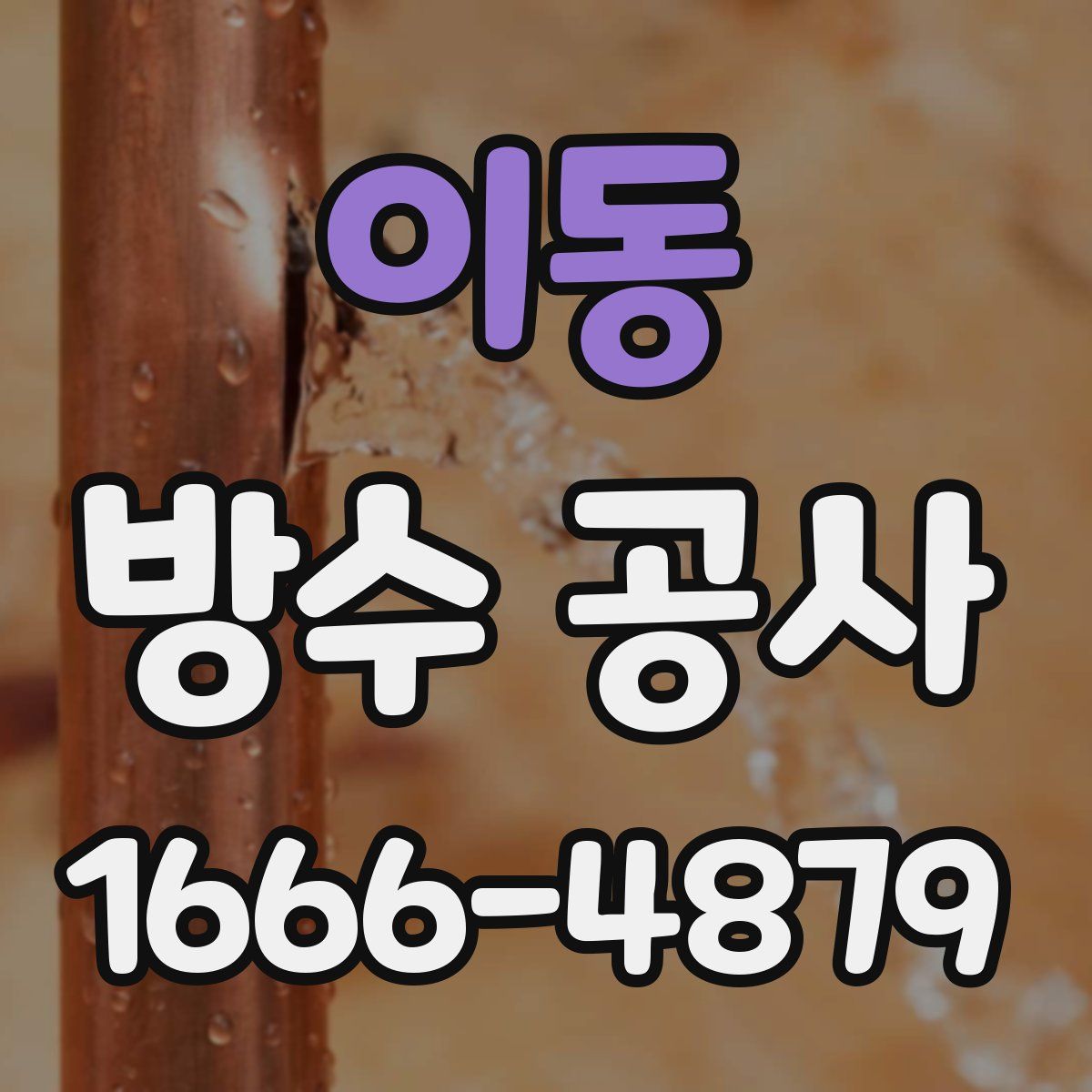 이동 방수 공사