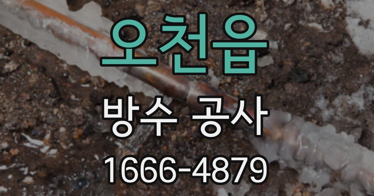 오천읍 방수 공사