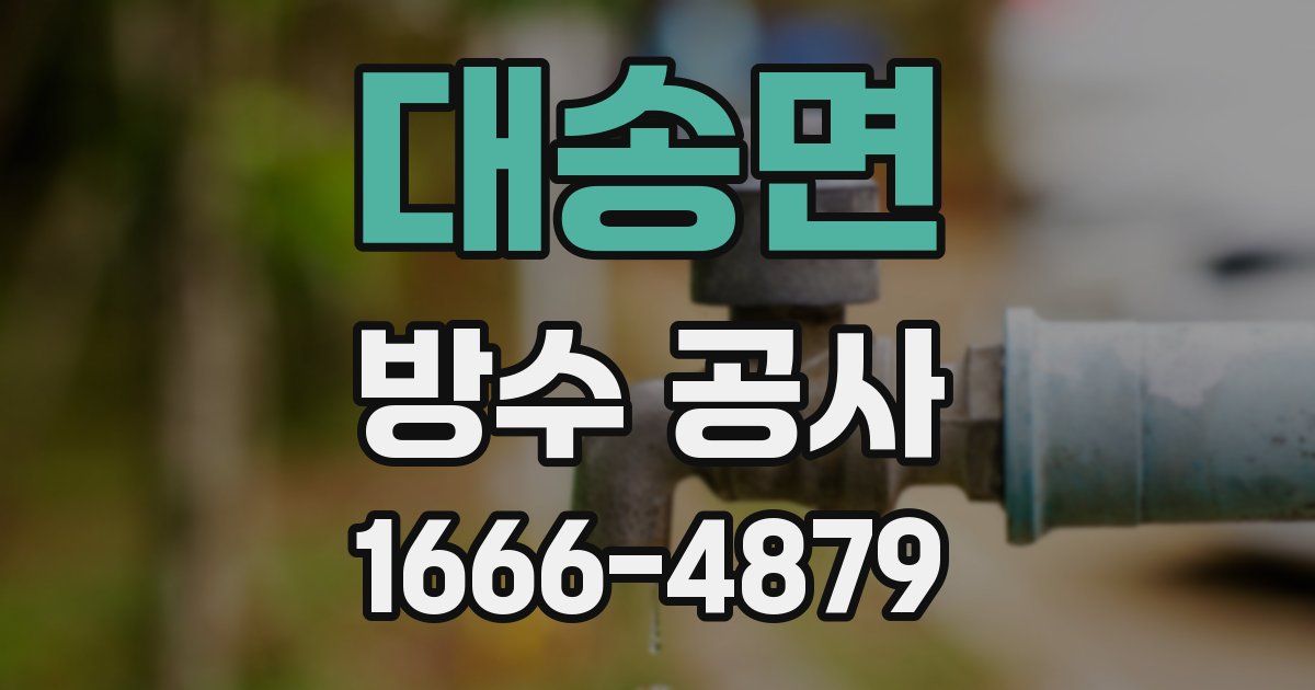 대송면 방수 공사