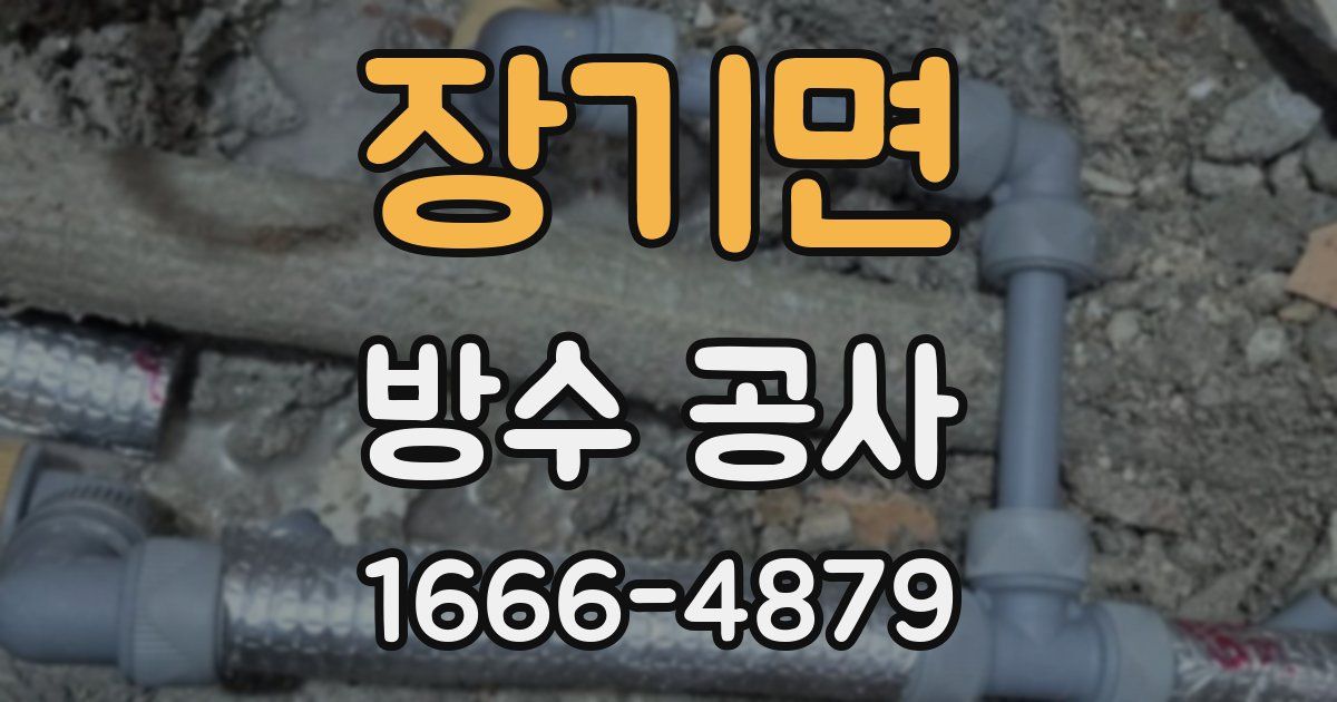장기면 방수 공사