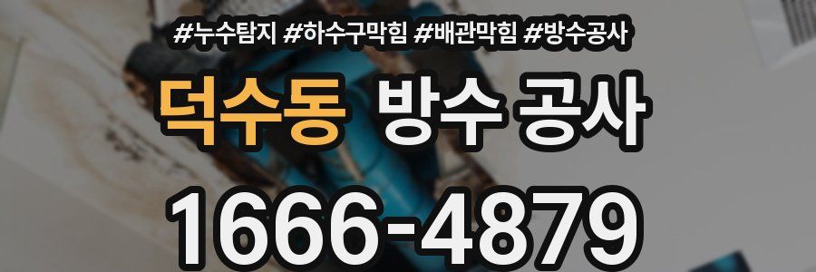 덕수동 방수 공사