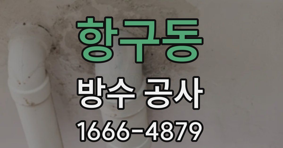 항구동 방수 공사