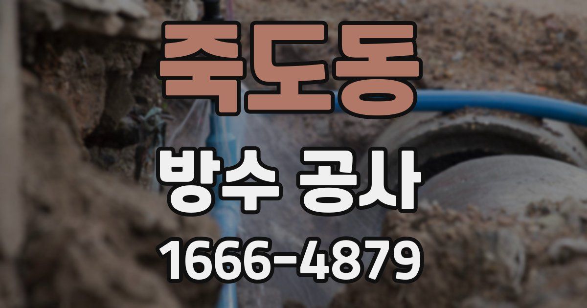 죽도동 방수 공사