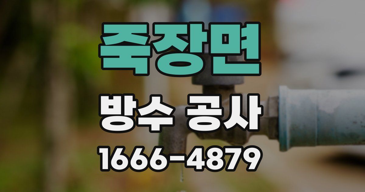 죽장면 방수 공사