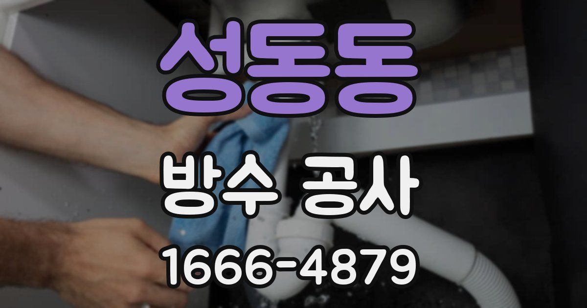 성동동 방수 공사