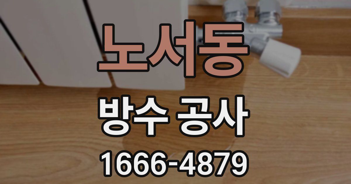 노서동 방수 공사