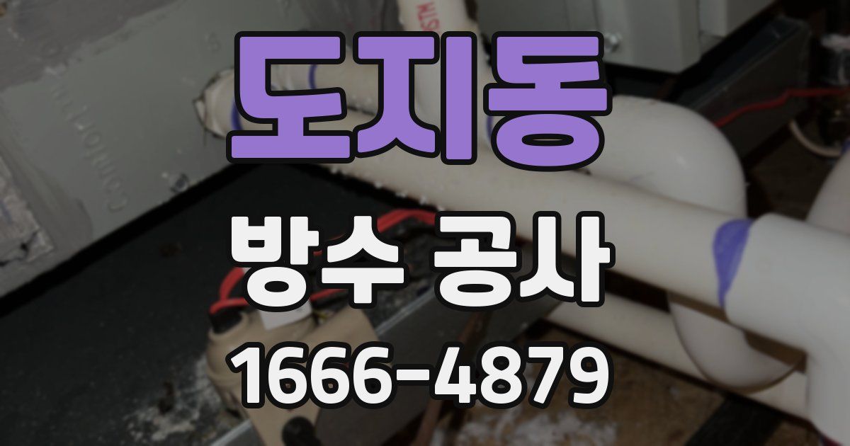도지동 방수 공사